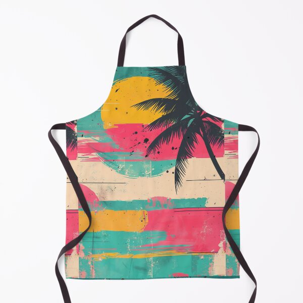 Item preview, 80s Style Poster. Palm Trees, Sun, Water designed and sold by Piotrek0001.