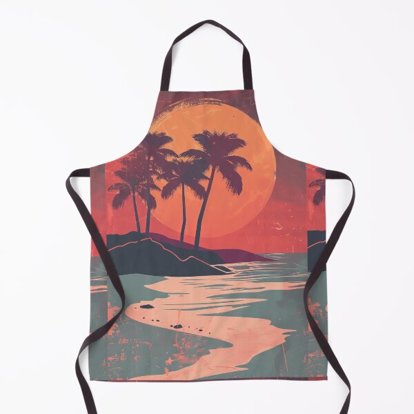 Item preview, 80s Style Poster. Palm Trees, Sun, Water designed and sold by Piotrek0001.