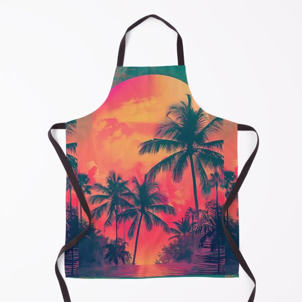 Item preview, 80s Style Poster. Palm Trees, Sun, Water designed and sold by Piotrek0001.