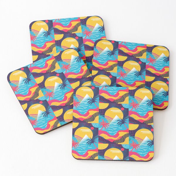 Item preview, 80s Style Poster. Palm Trees, Sun, Water designed and sold by Piotrek0001.