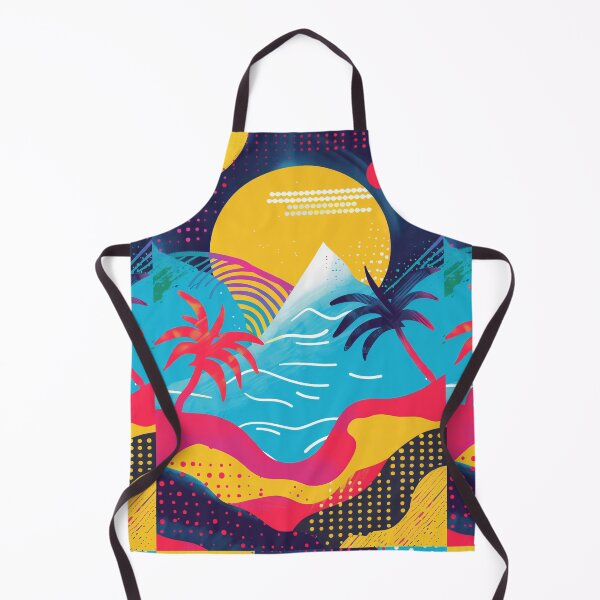 Item preview, 80s Style Poster. Palm Trees, Sun, Water designed and sold by Piotrek0001.