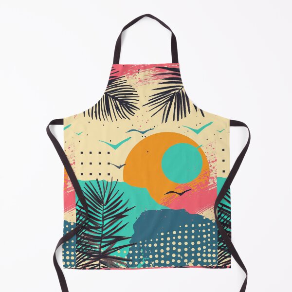 Item preview, 80s Style Poster. Palm Trees, Sun, Water designed and sold by Piotrek0001.