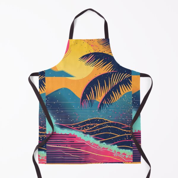 Item preview, 80s Style Poster. Palm Trees, Sun, Water designed and sold by Piotrek0001.