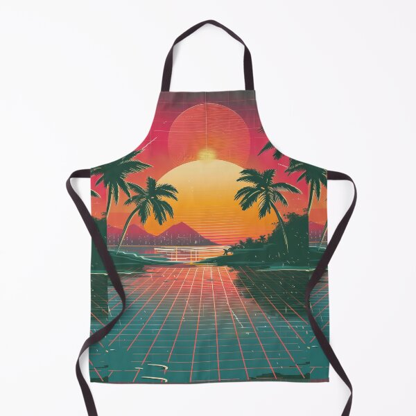 Item preview, 80s Style Poster. Palm Trees, Sun, Water designed and sold by Piotrek0001.