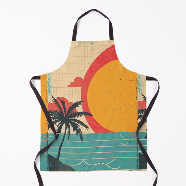 Item preview, 80s Style Poster. Palm Trees, Sun, Water designed and sold by Piotrek0001.