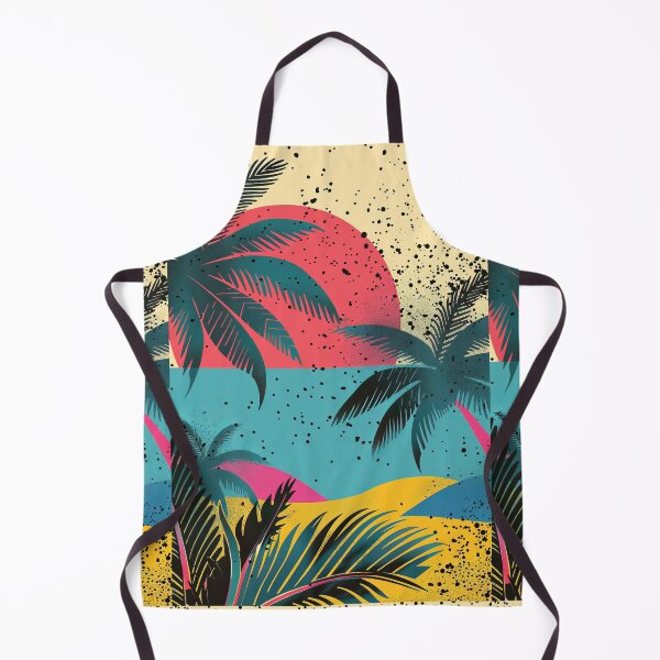 Item preview, 80s Style Poster. Palm Trees, Sun, Water designed and sold by Piotrek0001.