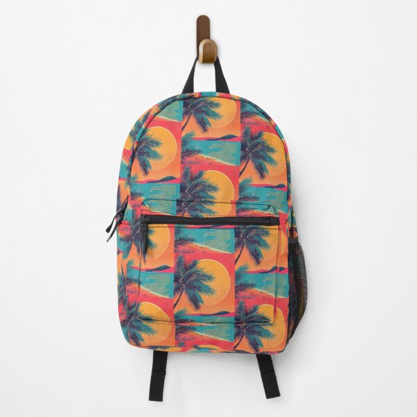 Item preview, 80s Style Poster. Palm Trees, Sun, Water designed and sold by Piotrek0001.