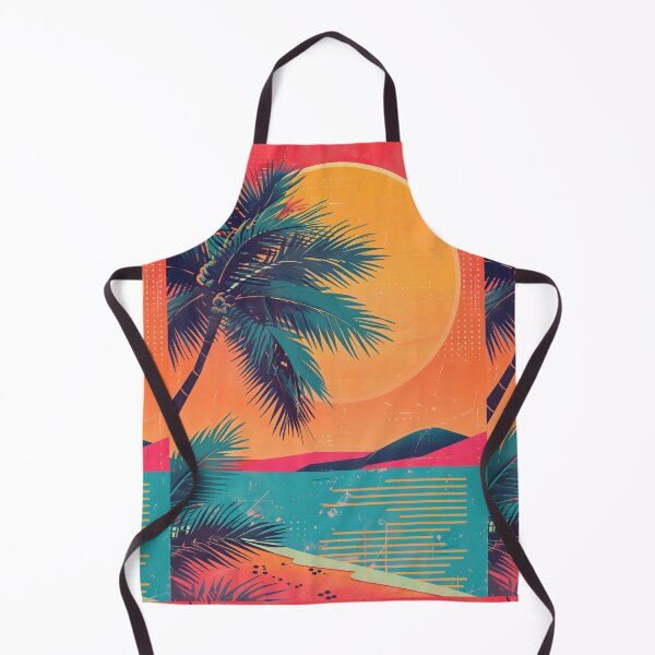 Item preview, 80s Style Poster. Palm Trees, Sun, Water designed and sold by Piotrek0001.