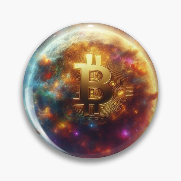 Item preview, Bitcoin Dominance in Space - A Cosmic Financial Revolution designed and sold by Artifines.