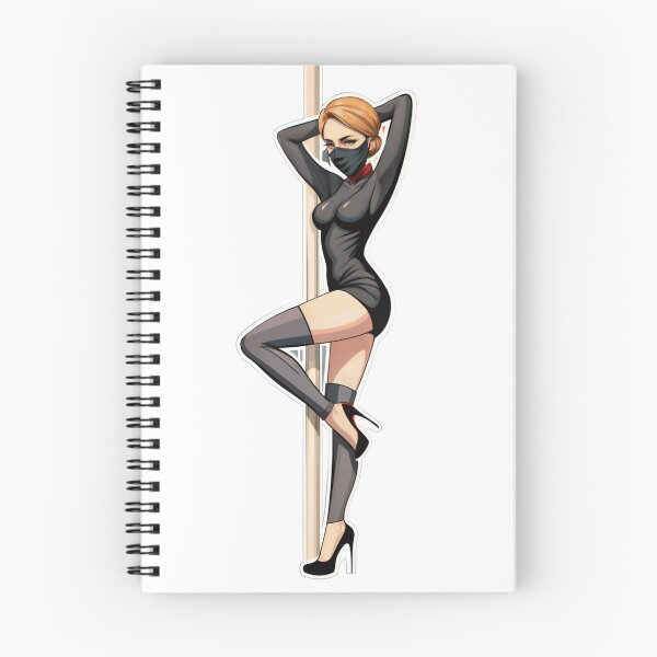 Item preview, pole dance digital girl,isolated art logo designed and sold by Creative88Art.