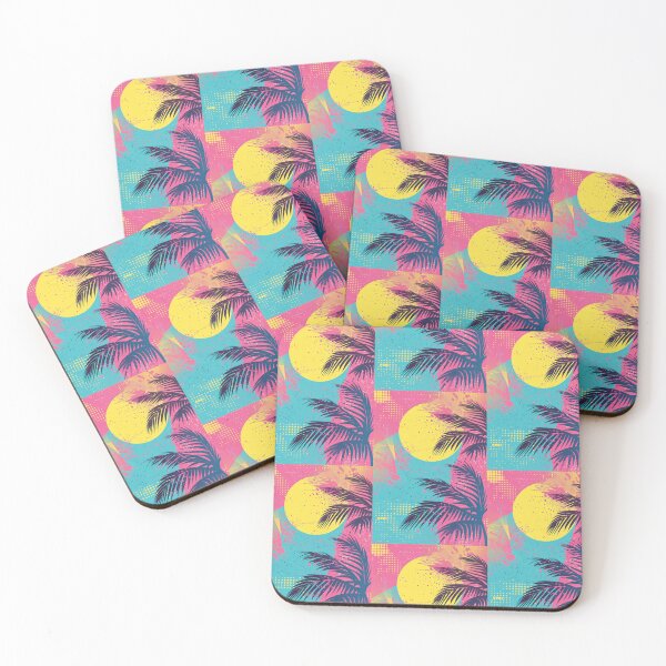 Item preview, 80s Style Poster. Palm Trees, Sun, Water designed and sold by Piotrek0001.
