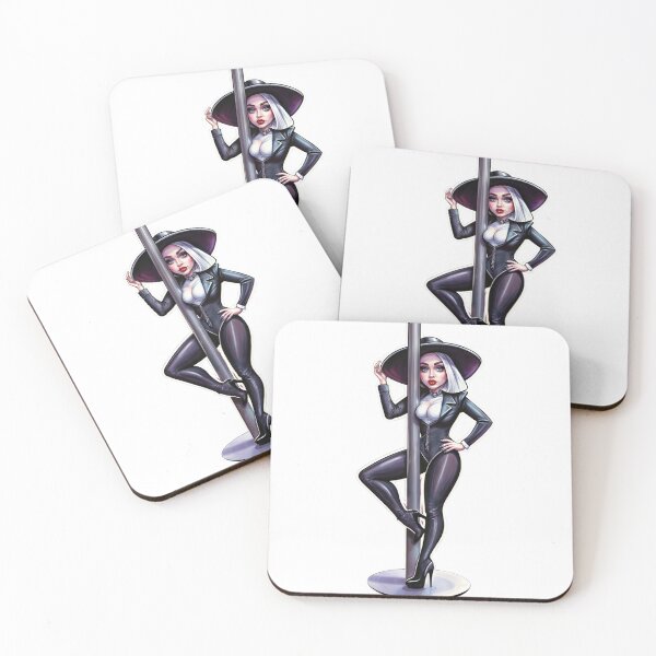 Item preview, Great pole dance woman isolated digital style  designed and sold by Creative88Art.