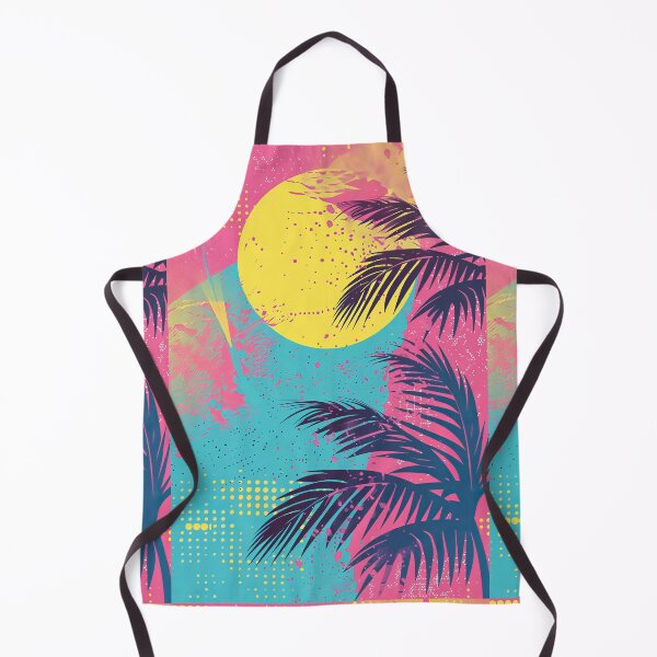 Item preview, 80s Style Poster. Palm Trees, Sun, Water designed and sold by Piotrek0001.
