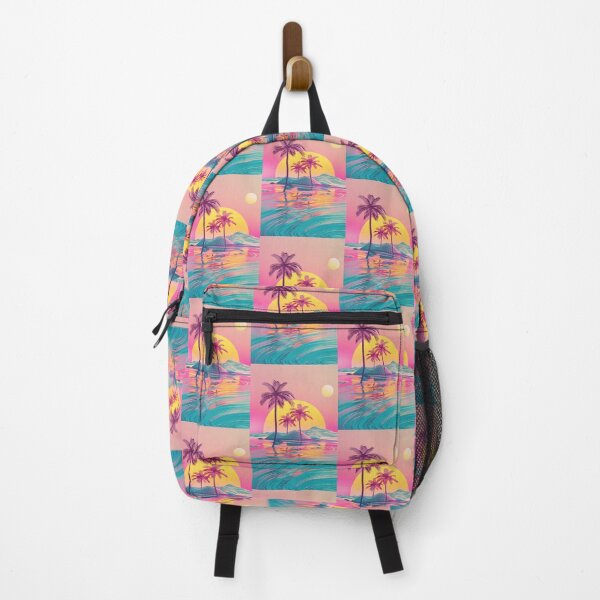 Item preview, 80s Style Poster. Palm Trees, Sun, Water designed and sold by Piotrek0001.
