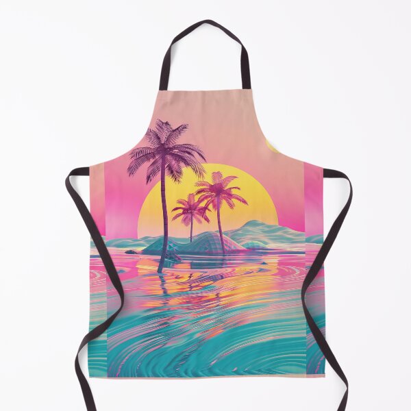 Item preview, 80s Style Poster. Palm Trees, Sun, Water designed and sold by Piotrek0001.