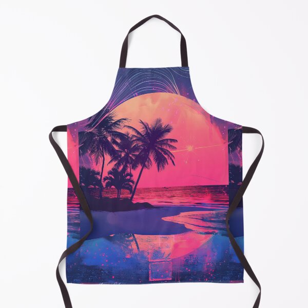 Item preview, 80s Style Poster. Palm Trees, Sun, Water designed and sold by Piotrek0001.