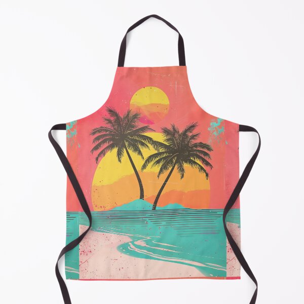 Item preview, 80s Style Poster. Palm Trees, Sun, Water designed and sold by Piotrek0001.