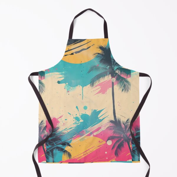 Item preview, 80s Style Poster. Palm Trees, Sun, Water designed and sold by Piotrek0001.