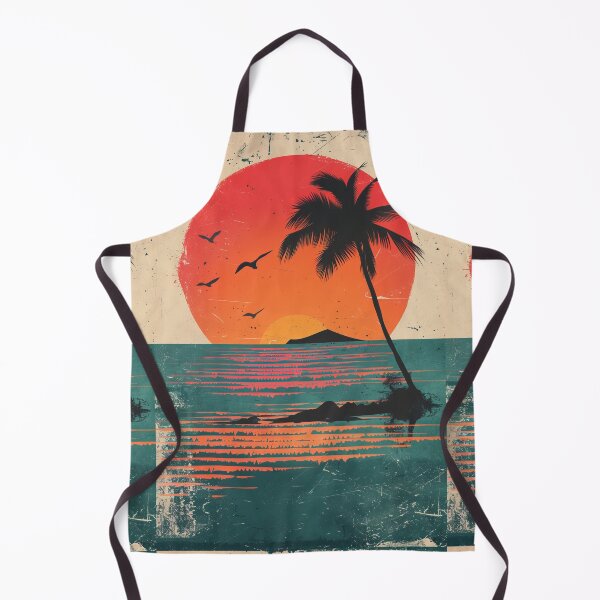 Item preview, 80s Style Poster. Palm Trees, Sun, Water designed and sold by Piotrek0001.