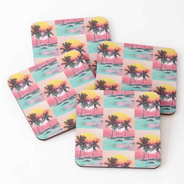 Item preview, 80s Style Poster. Palm Trees, Sun, Water designed and sold by Piotrek0001.