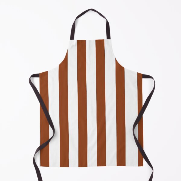 Item preview, vertical wide and thick stripe fashion brown and white color designed and sold by Carlos Gudino.