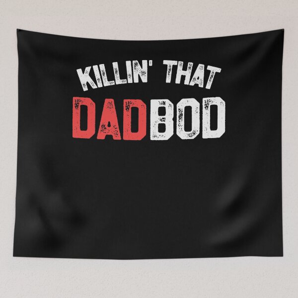 Item preview, Killing That Dad Bod - Funny Workout Shirt Father's Day Gift designed and sold by 14thFloor.