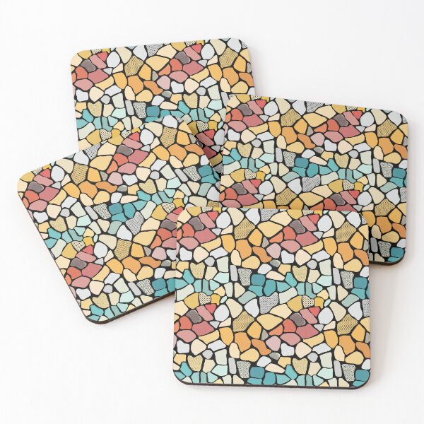 Item preview, Colourful stones pattern designed and sold by ViYa1.