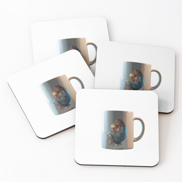 Item preview, cup & girl in vector style,mocap design  designed and sold by Creative88Art.