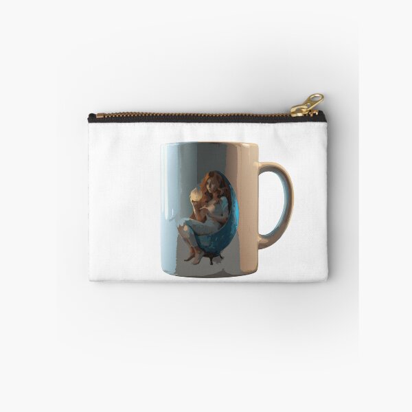 Item preview, cup & girl in vector style,mocap design  designed and sold by Creative88Art.