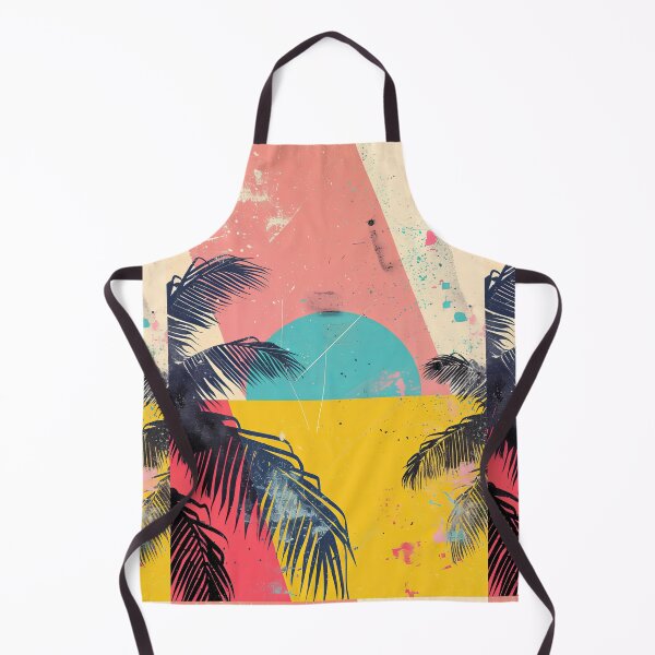 Item preview, 80s Style Poster. Palm Trees, Sun, Water designed and sold by Piotrek0001.