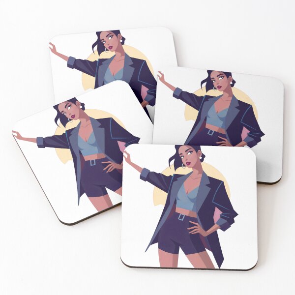 Item preview, vector style woman design,blue isolated art designed and sold by Creative88Art.