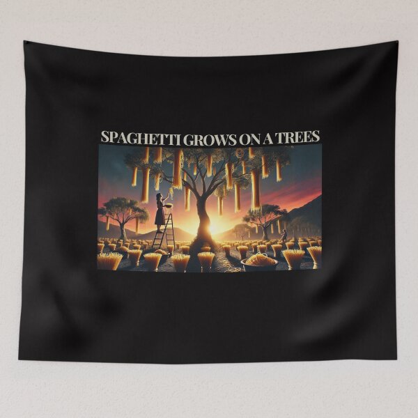 Item preview, Spaghetti Growing On A Trees designed and sold by Dominic-Design.