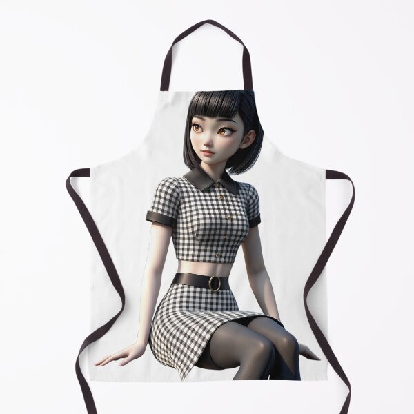 Item preview, asian 3d isolated girl,sitting scool pose designed and sold by Creative88Art.