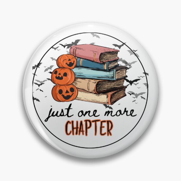 Item preview, Just One More Chapter, Book Sticker, Book Nerd, Halloween Sticker  designed and sold by creativAF.