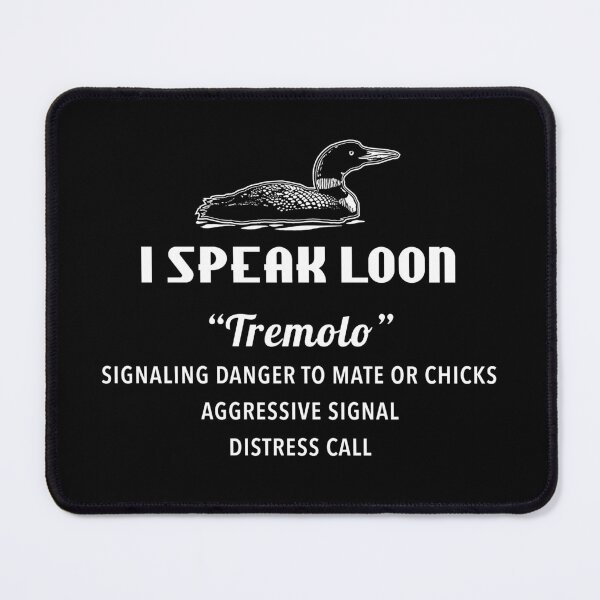 Item preview, I Speak Loon - Tremolo BW designed and sold by twHistory.