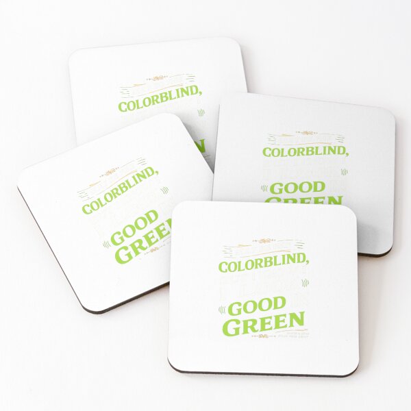 Item preview, "Colorblind but Good in Green - Humorous Typography Design" designed and sold by Shirts-Popular.