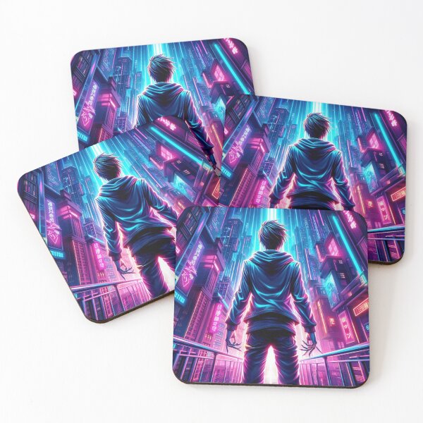 Item preview, The Guardian of the Neon City designed and sold by Cosas de Datherna.