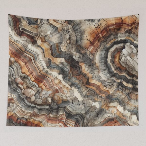 Item preview, Rock Layers Fabric Pattern designed and sold by Rui Fernandes.