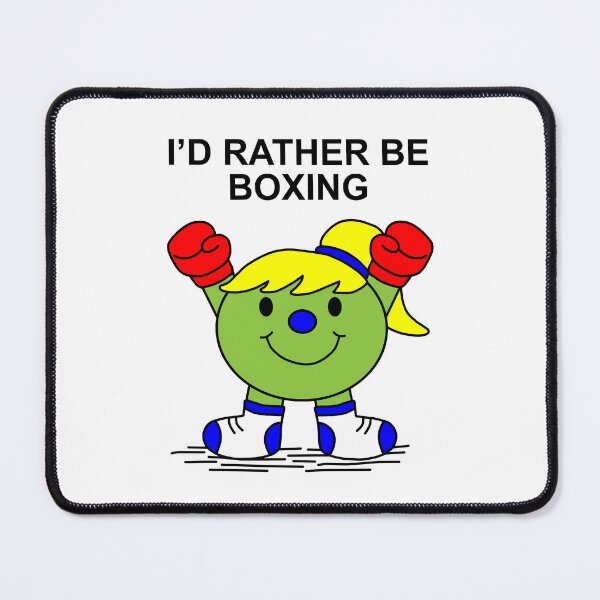 Item preview, Little Miss I'd rather be Boxing designed and sold by Scat the cat.