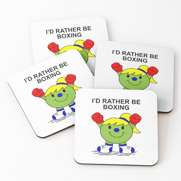 Item preview, Little Miss I'd rather be Boxing designed and sold by Scat the cat.