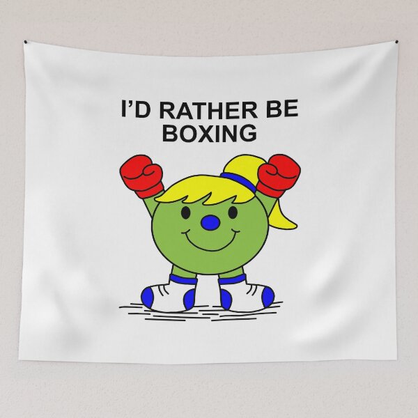 Item preview, Little Miss I'd rather be Boxing designed and sold by Scat the cat.
