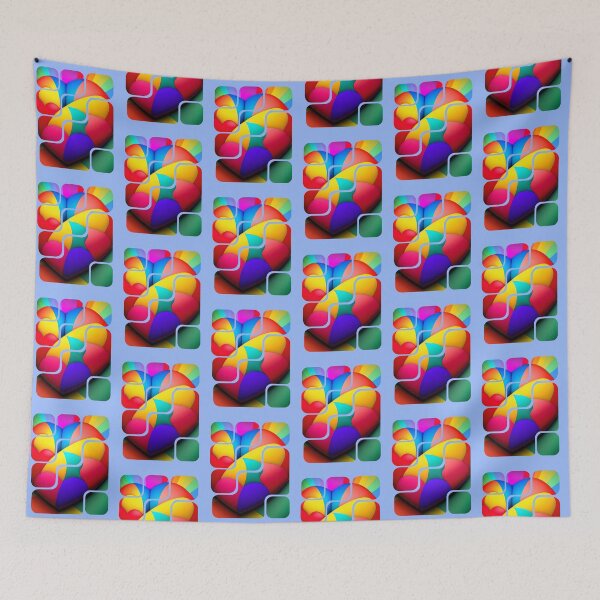 Item preview, Colorful Hearts Separated designed and sold by Sarah  English.