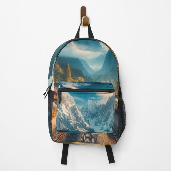 Item preview, forest and colorful landscape / train journey - nostalgic designed and sold by Constructive27.