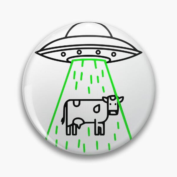 Item preview, UFO Captures Cow designed and sold by alacaz.