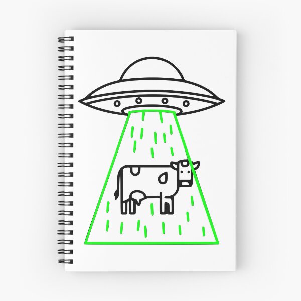 Item preview, UFO Captures Cow designed and sold by alacaz.