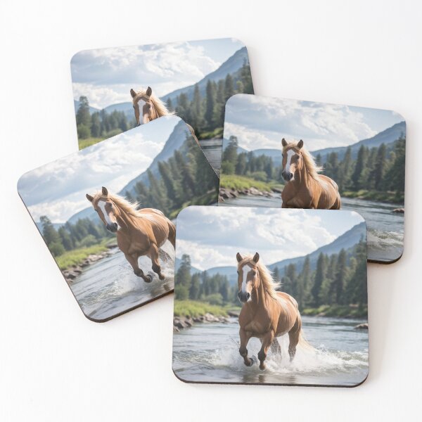 Item preview, Haflinger horse crosses the river designed and sold by OxiSkor.