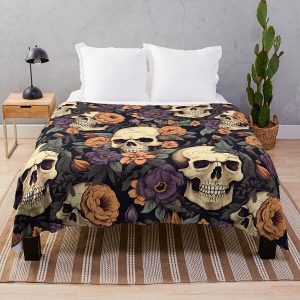 Item preview, Retro Orange Skulls designed and sold by karsad.