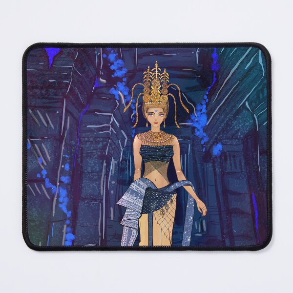 Item preview, Cambodian APSARA in blue -  designed and sold by tenkenryujin.