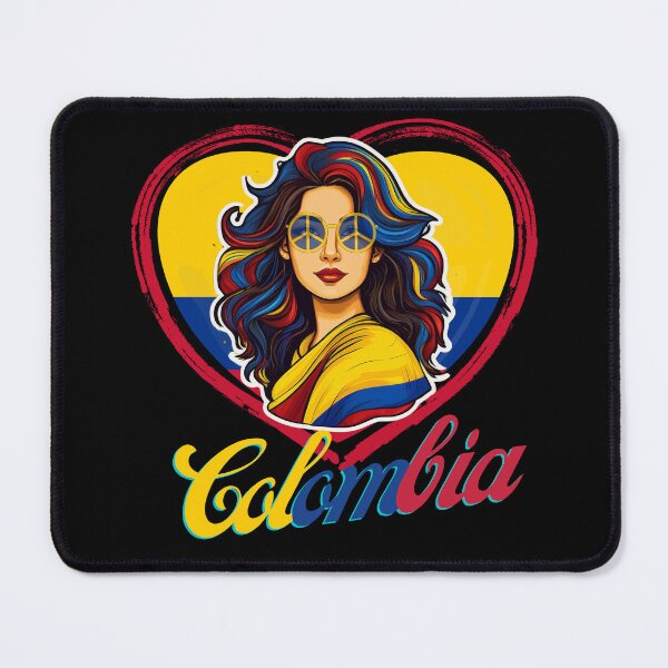 Item preview, Girl Messy Hair Colombia Pride designed and sold by EULALIA Twarog.