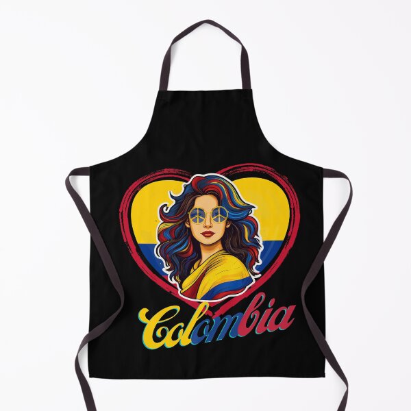 Item preview, Girl Messy Hair Colombia Pride designed and sold by EULALIA Twarog.